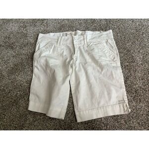 Hollister‎ Size 5 White Shorts (A284)